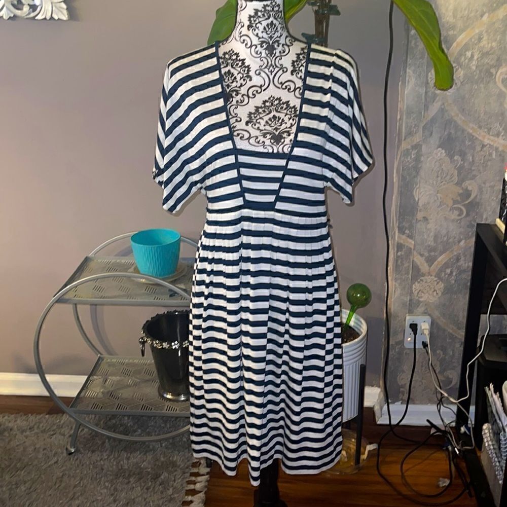 Banana Republic NWT striped cotton dress